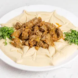 حمص بالكبدة